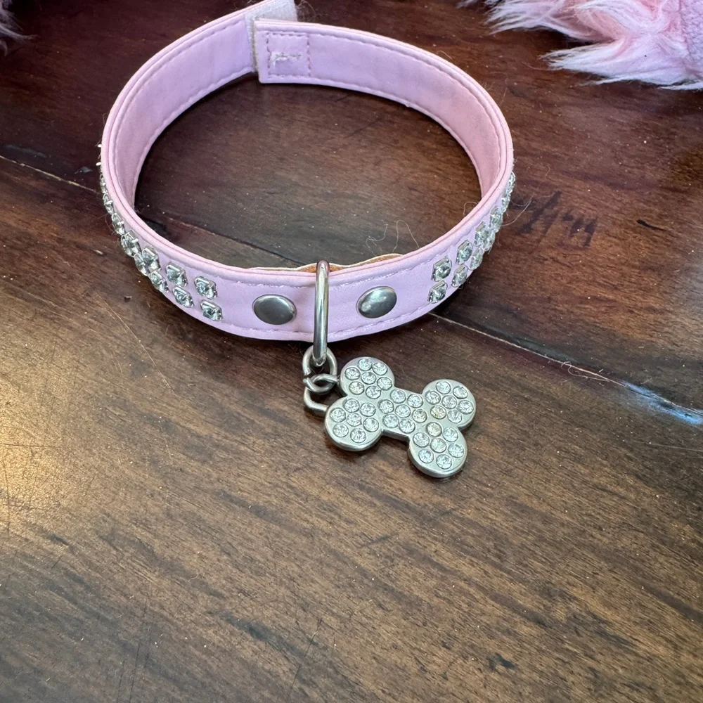 Retired Pink Terrier Build-a-Bear ‘Darling Doggie’ with Collar- Size 16”